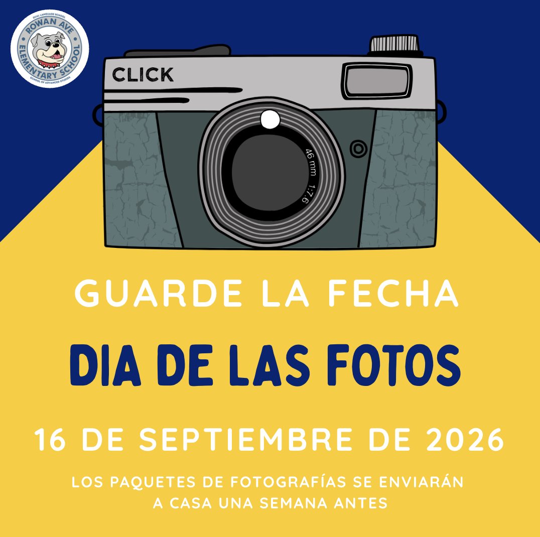 September 16 picture day flyer in Spanish